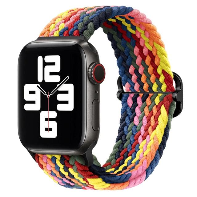 Nylon Braided Solo Loop Strap For Apple Watch ItemBear.com