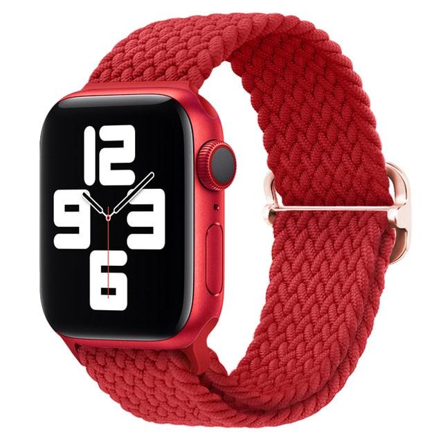Nylon Braided Solo Loop Strap For Apple Watch ItemBear.com