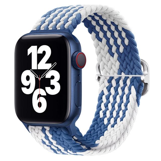 Nylon Braided Solo Loop Strap For Apple Watch ItemBear.com