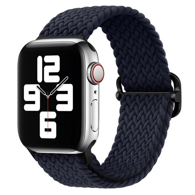 Nylon Braided Solo Loop Strap For Apple Watch ItemBear.com