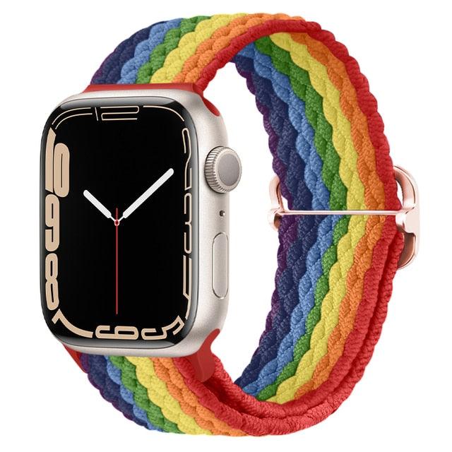 Nylon Braided Solo Loop Strap For Apple Watch ItemBear.com
