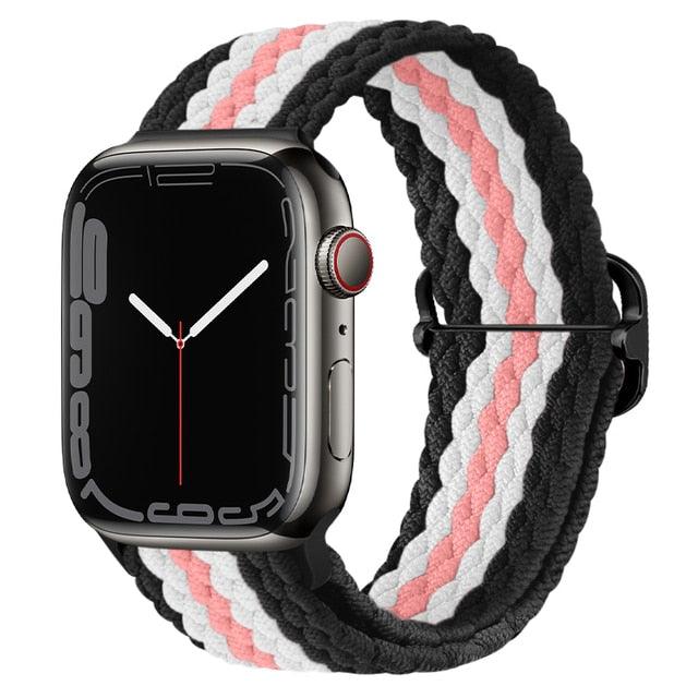 Nylon Braided Solo Loop Strap For Apple Watch ItemBear.com