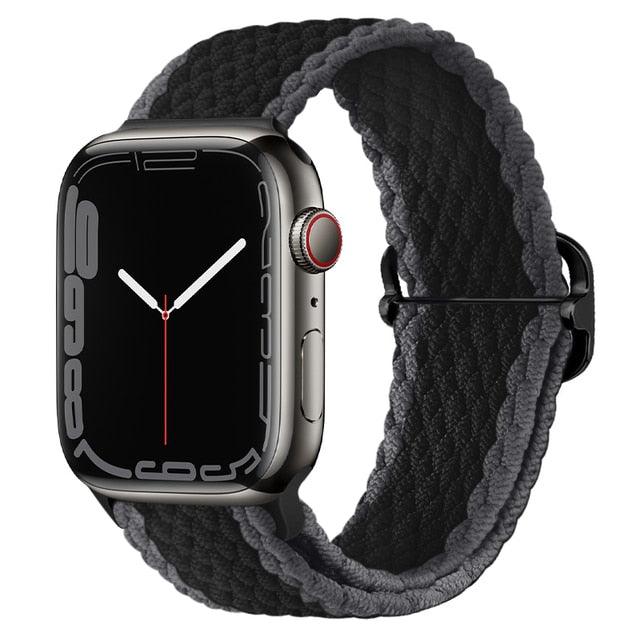Nylon Braided Solo Loop Strap For Apple Watch ItemBear.com