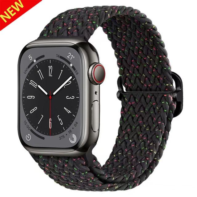 Nylon Braided Solo Loop Strap For Apple Watch ItemBear.com
