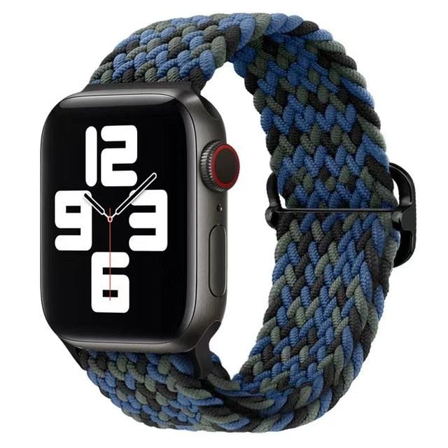 Nylon Braided Solo Loop Strap For Apple Watch ItemBear.com