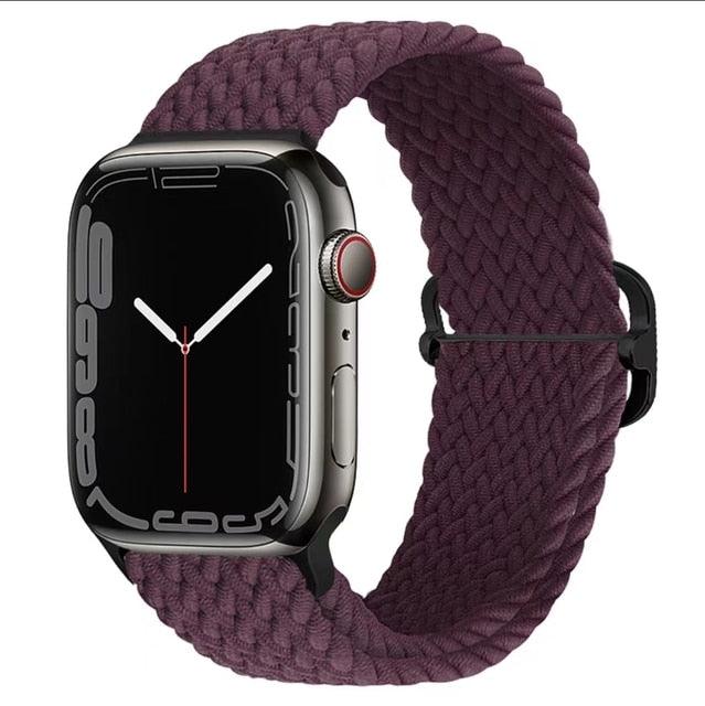 Nylon Braided Solo Loop Strap For Apple Watch ItemBear.com