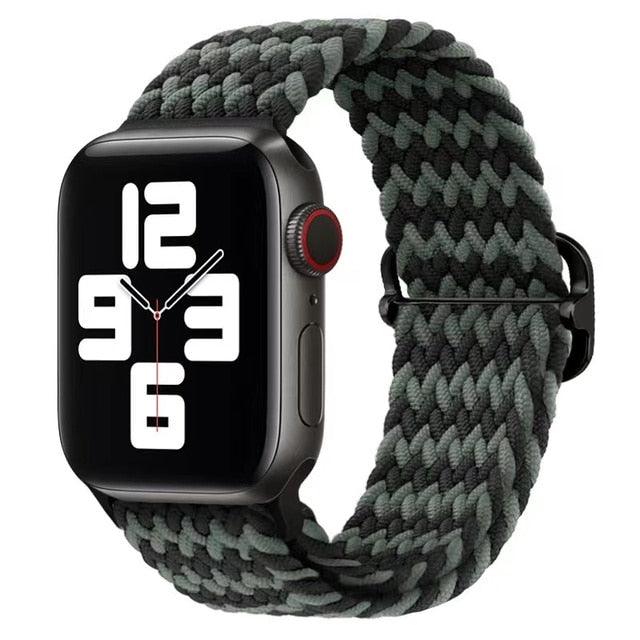 Nylon Braided Solo Loop Strap For Apple Watch ItemBear.com