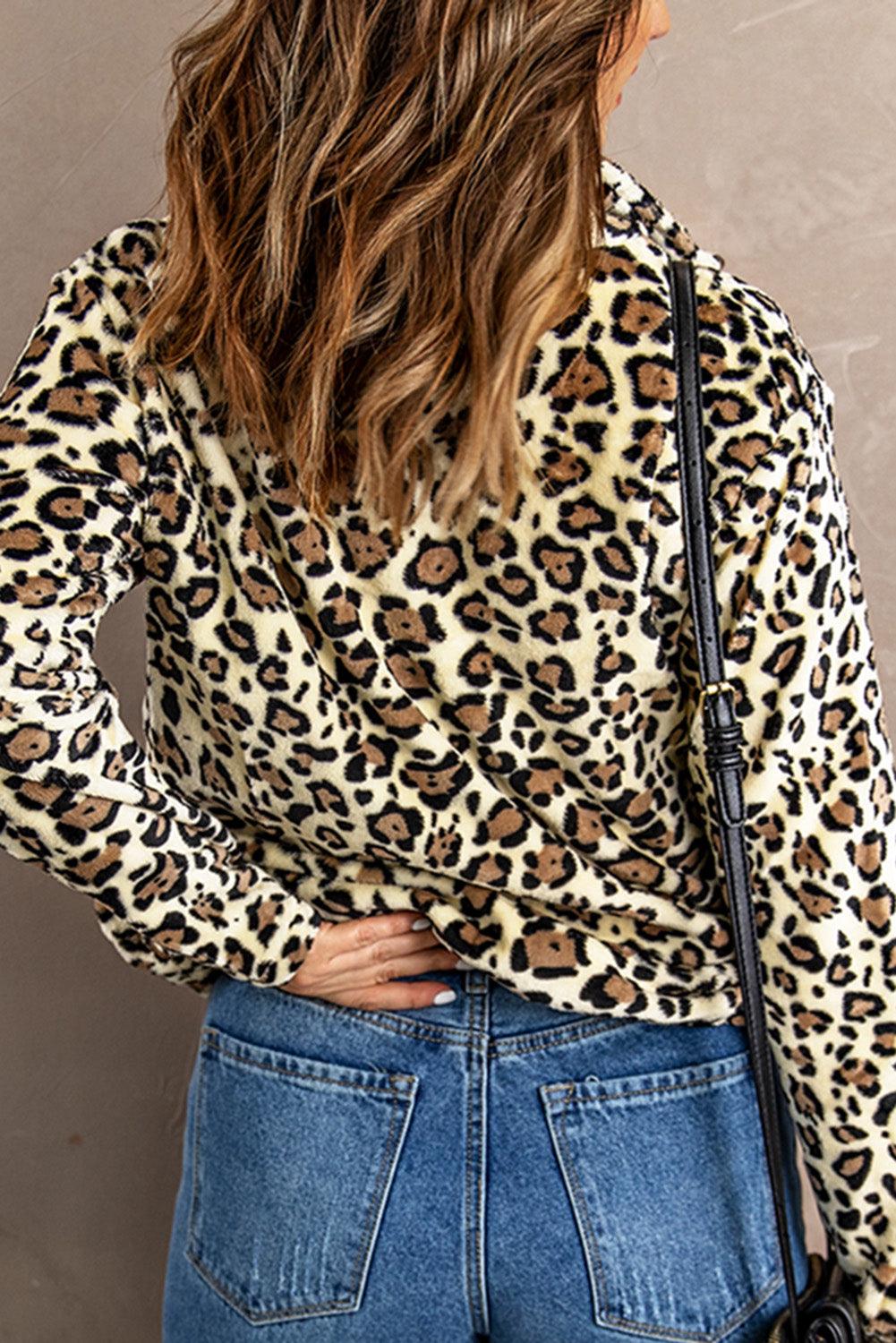 Plaid Print 1/4 Collar Sweatshirt - ItemBear.com