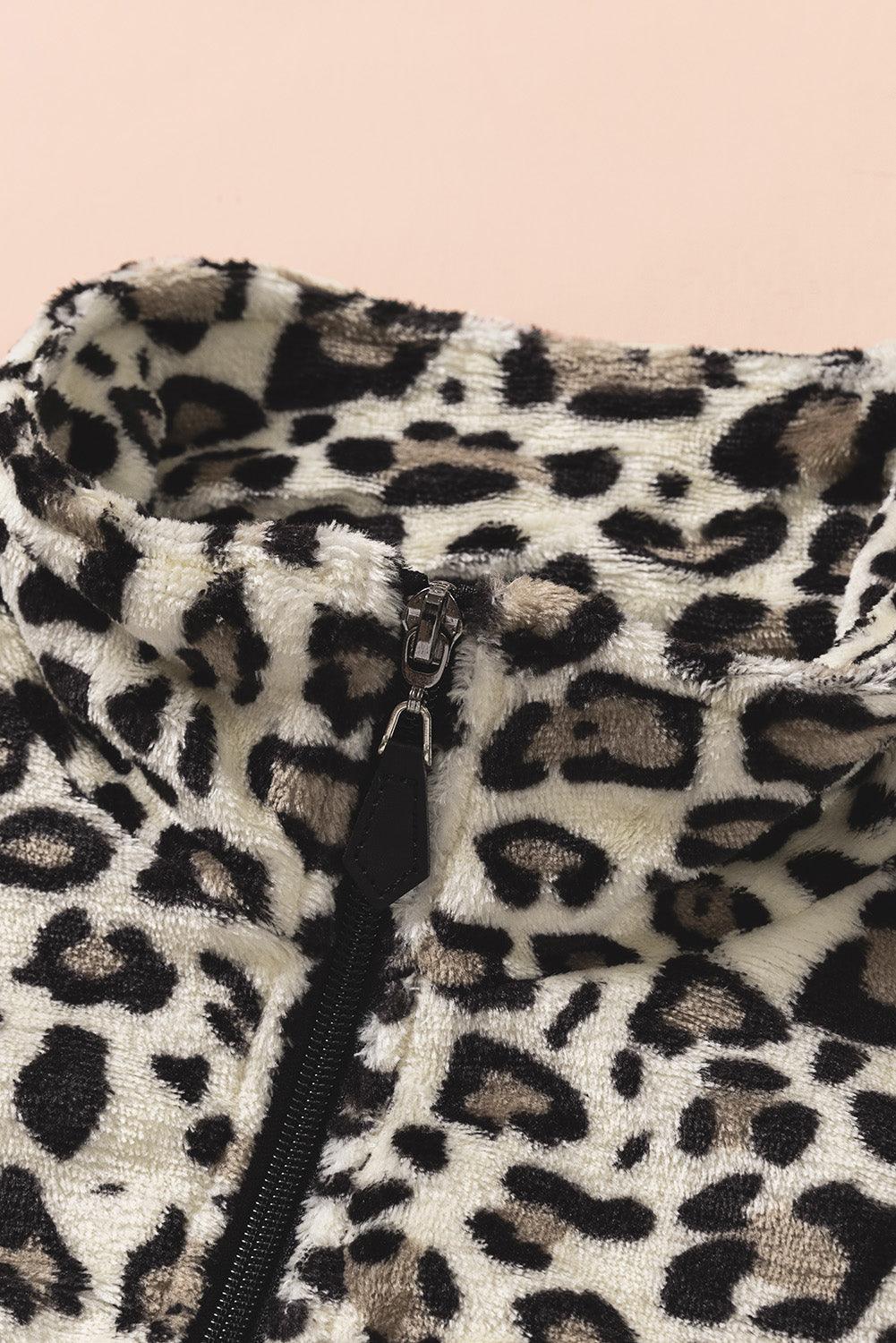 Plaid Print 1/4 Collar Sweatshirt - ItemBear.com