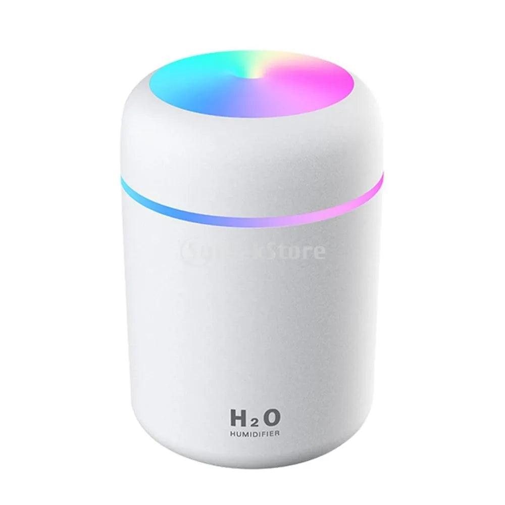 Portable 300ml Electric Air Humidifier Aroma Oil Diffuser USB Cool Mist Sprayer with Colorful Night Light for Home Car - ItemBear.com