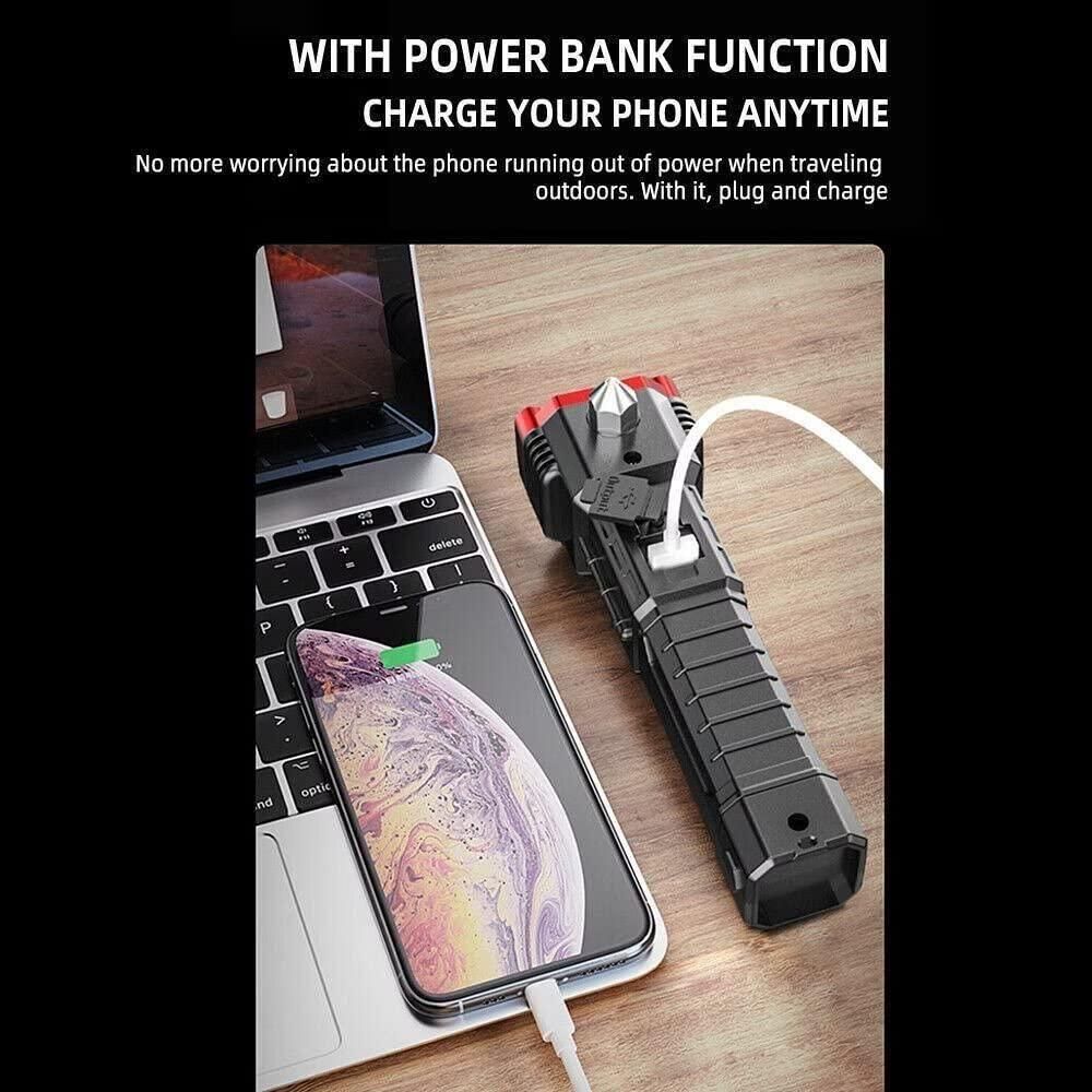 Portable Rechargeable Torch LED Flashlight - ItemBear.com