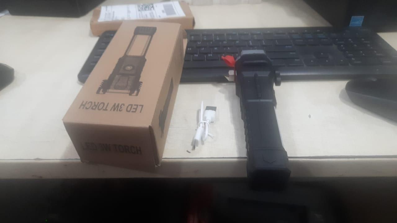 Portable Rechargeable Torch LED Flashlight - ItemBear.com