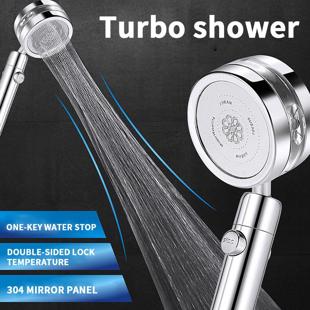 Pressurized Shower Head High Pressure Detachable 360° Rotating Jetting Showerhead Filter For Water Bathroom Bath Shower Nozzle - ItemBear.com