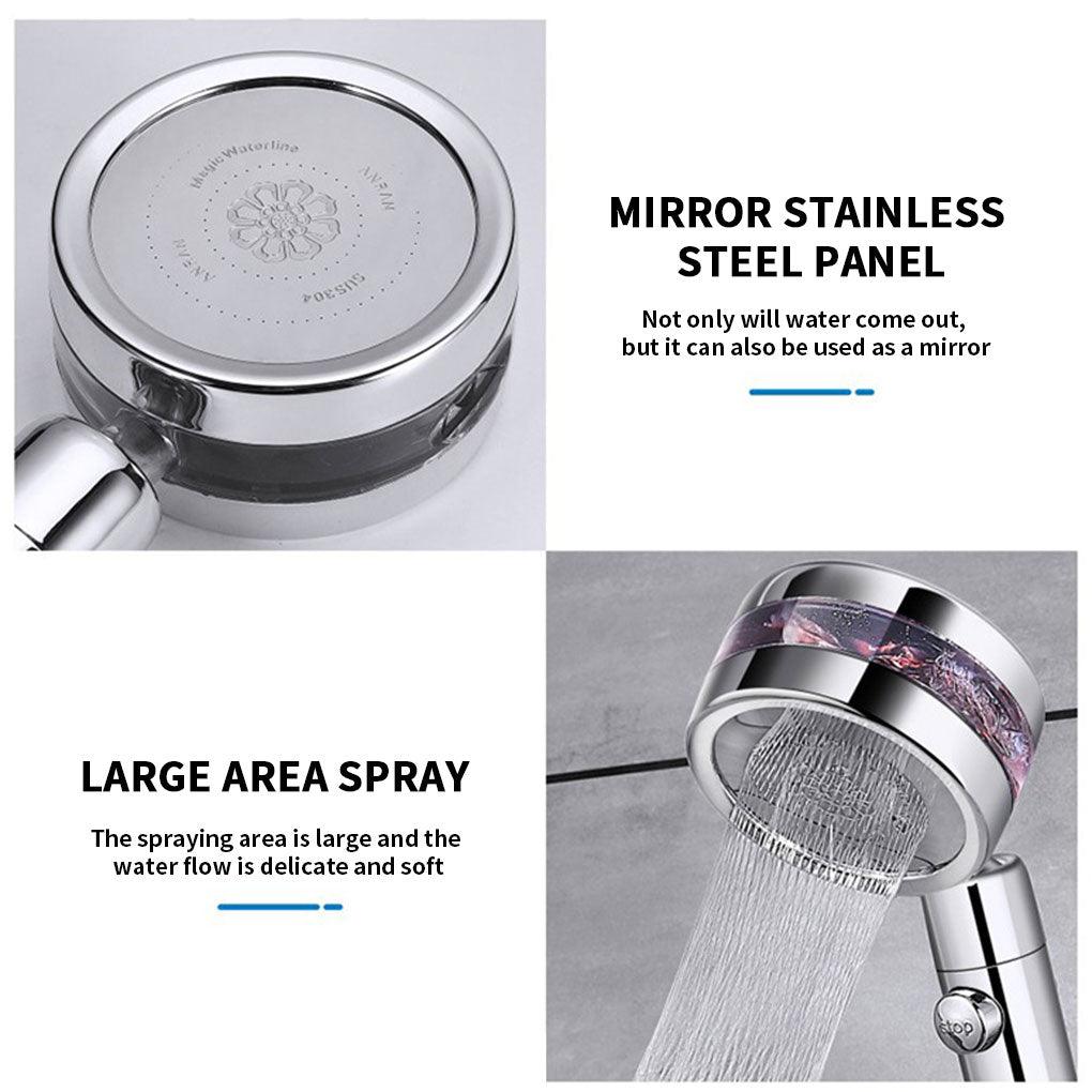Pressurized Shower Head High Pressure Detachable 360° Rotating Jetting Showerhead Filter For Water Bathroom Bath Shower Nozzle - ItemBear.com