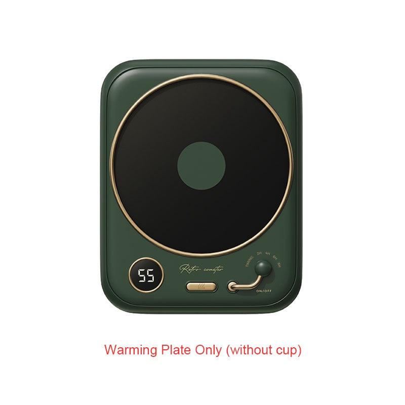 Retro Coffee Mug Warmer for Cocoa Tea Water Milk Gift Idea with 3 Temperature Settings Auto-Off Cup Warmer Plate for Office Home - ItemBear.com