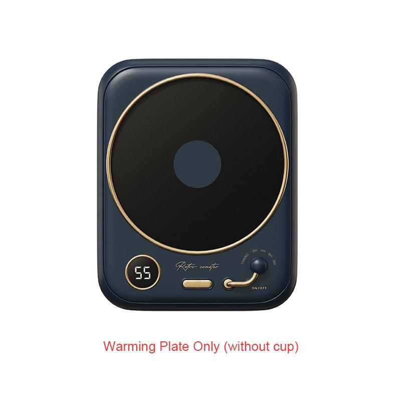Retro Coffee Mug Warmer for Cocoa Tea Water Milk Gift Idea with 3 Temperature Settings Auto-Off Cup Warmer Plate for Office Home - ItemBear.com