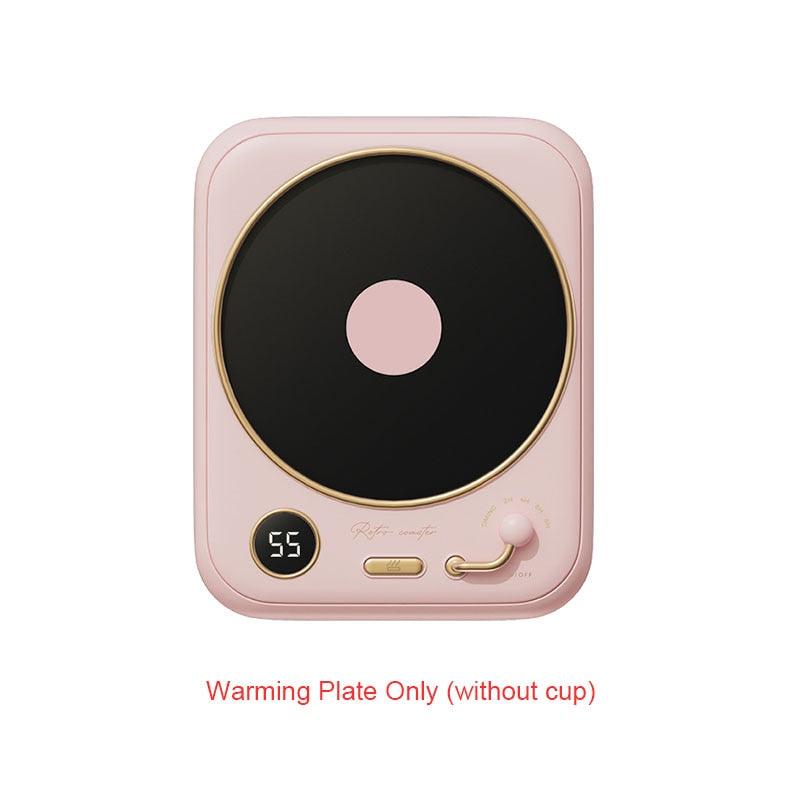 Retro Coffee Mug Warmer for Cocoa Tea Water Milk Gift Idea with 3 Temperature Settings Auto-Off Cup Warmer Plate for Office Home - ItemBear.com