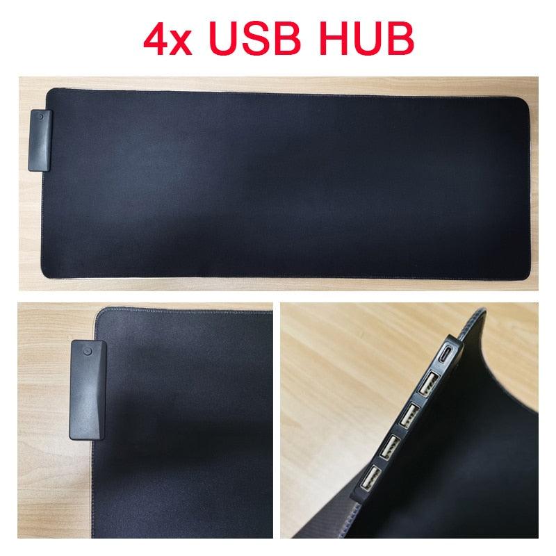 RGB Mouse Pad with Cable - ItemBear.com