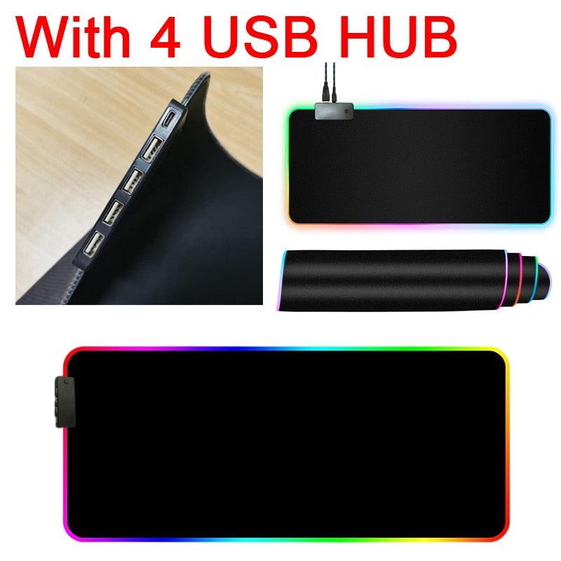 RGB Mouse Pad with Cable - ItemBear.com