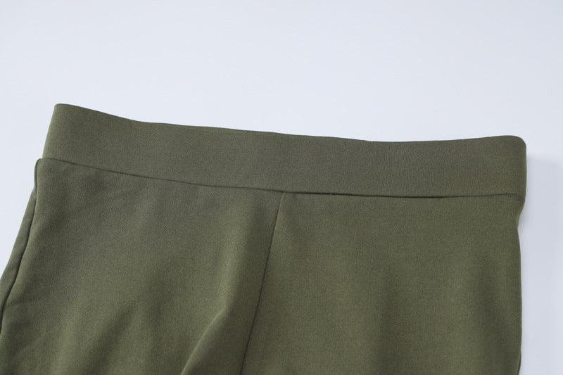 Ribbed Flare Pants Set - ItemBear.com