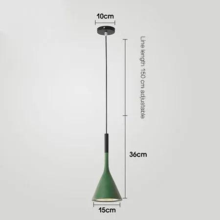 SANDYHA Modern Led Pendant Lights Black White Kitchen Fixtures Bedroom Table Dining Room Hanging Lamp Lampshade Home Chandelier - ItemBear.com