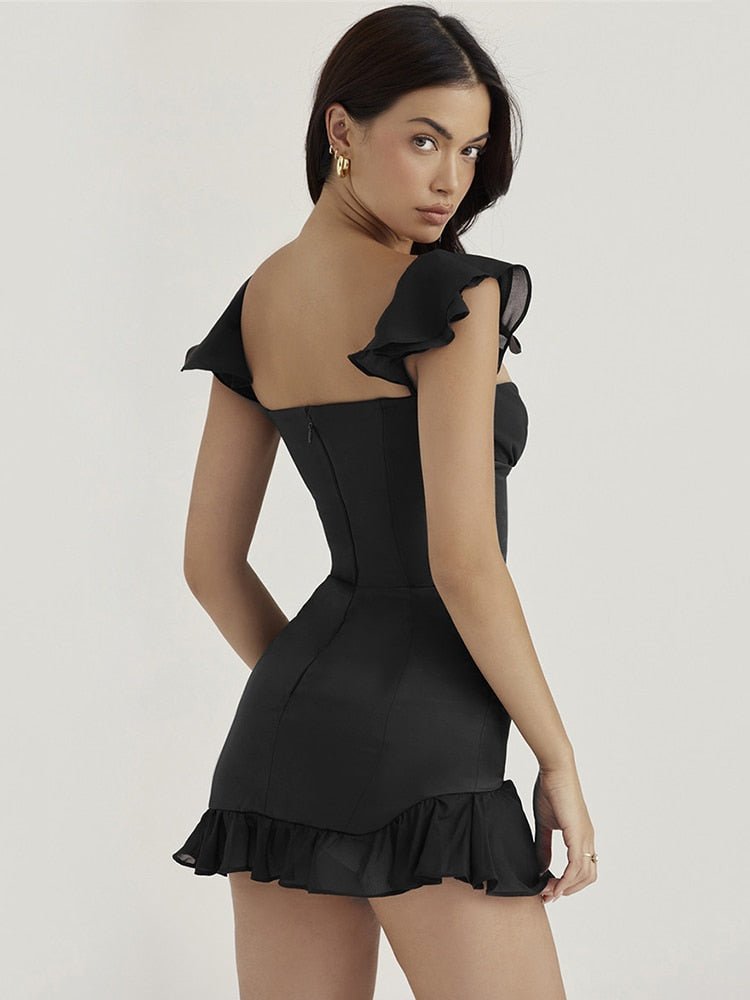 Sexy Off Shoulder Strapless Mini Dress - ItemBear.com