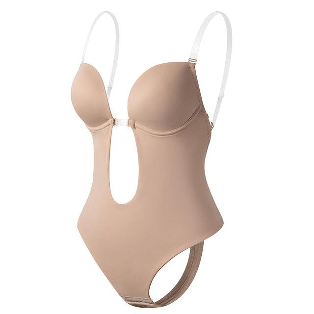 Shapewear Bodysuit Women Deep V-Neck - ItemBear.com
