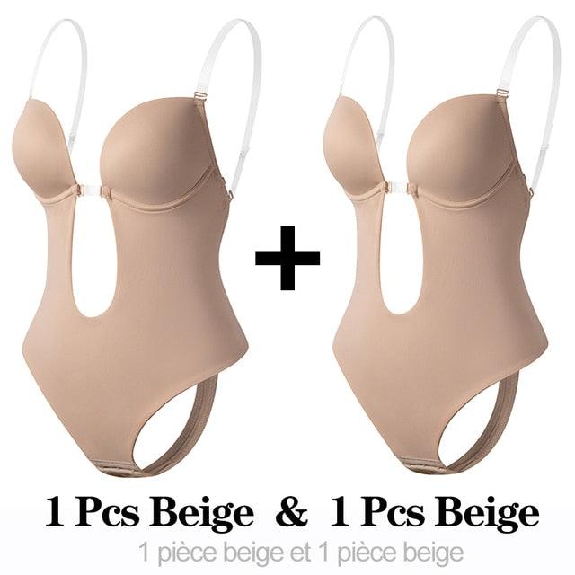 Shapewear Bodysuit Women Deep V-Neck - ItemBear.com