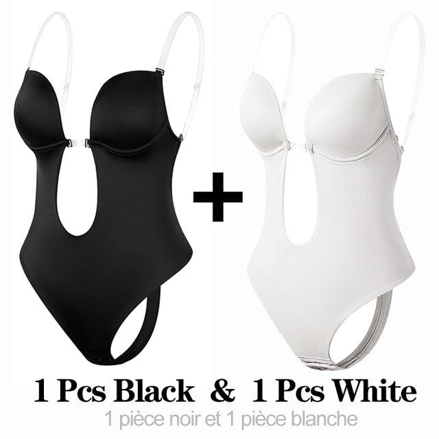 Shapewear Bodysuit Women Deep V-Neck - ItemBear.com