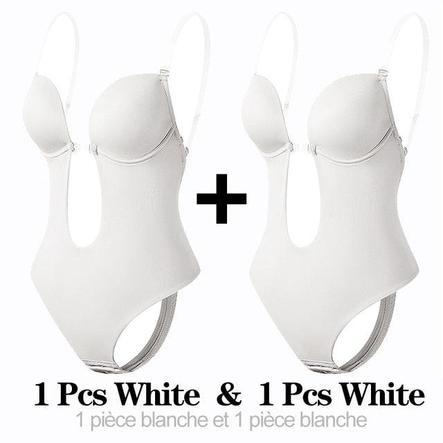Shapewear Bodysuit Women Deep V-Neck - ItemBear.com