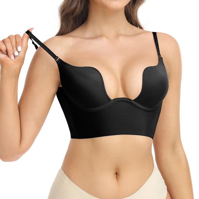 Shapewear Bodysuit Women Deep V-Neck - ItemBear.com