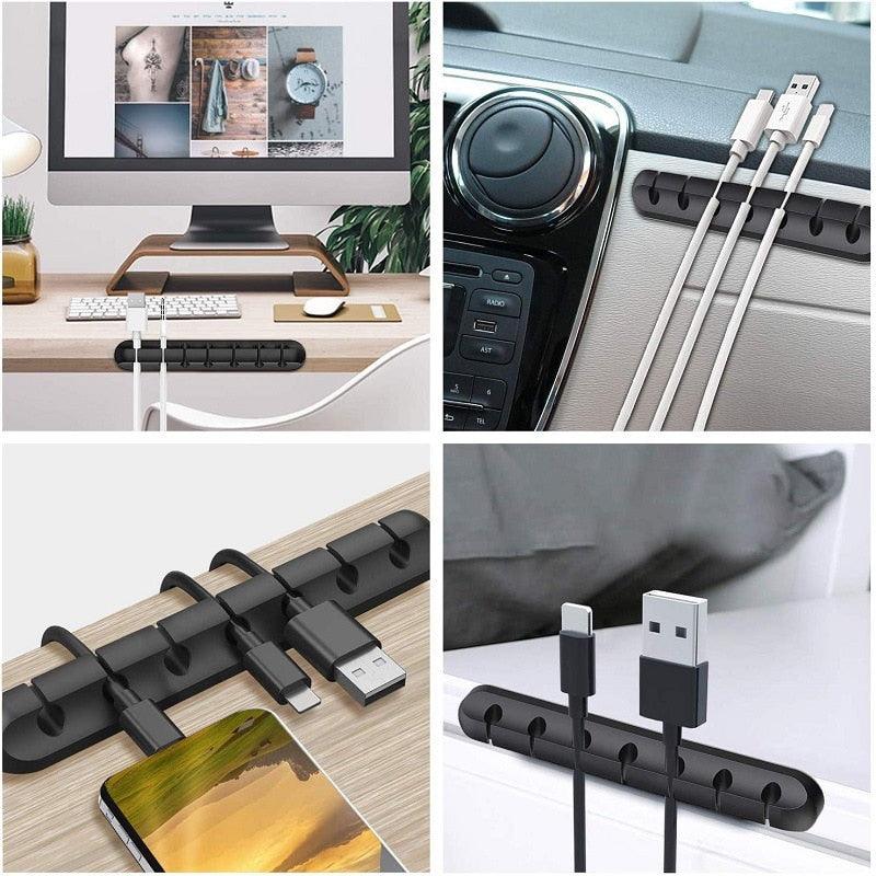 Silicone Cable Desk Organizer - ItemBear.com