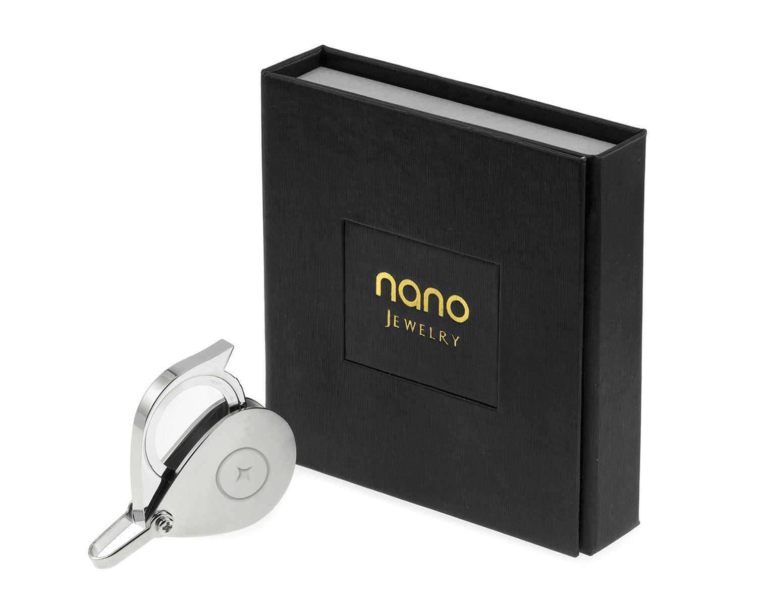 Silver Heart Necklace I Love You in 12 Languages 24k Gold Inscribed Cubic Zirconia - ItemBear.com