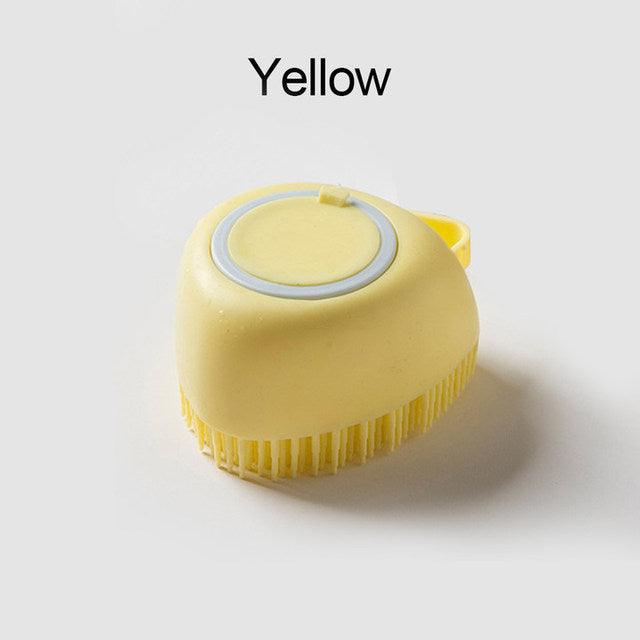 Soft Silicone Dog Massage Shampoo Brush - ItemBear.com