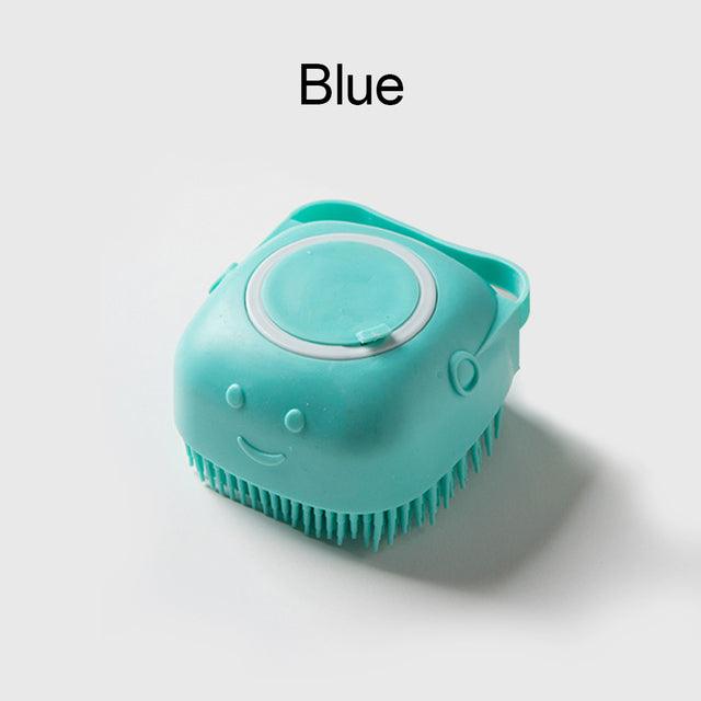Soft Silicone Dog Massage Shampoo Brush - ItemBear.com