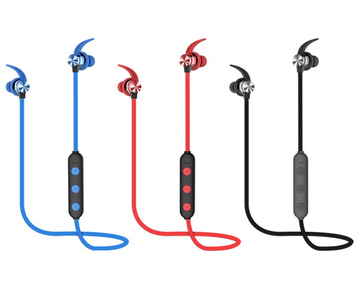 Sports Bluetooth Earphone Magnetic Wireless Headset Support TF - ItemBear.com