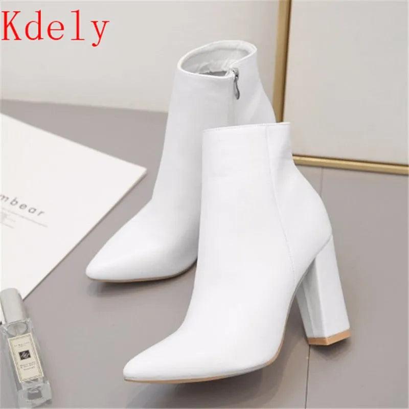 Spring and autumn single boots children 2020 autumn women's shoes high heels women's boots women's autumn and winter shoes - ItemBear.com