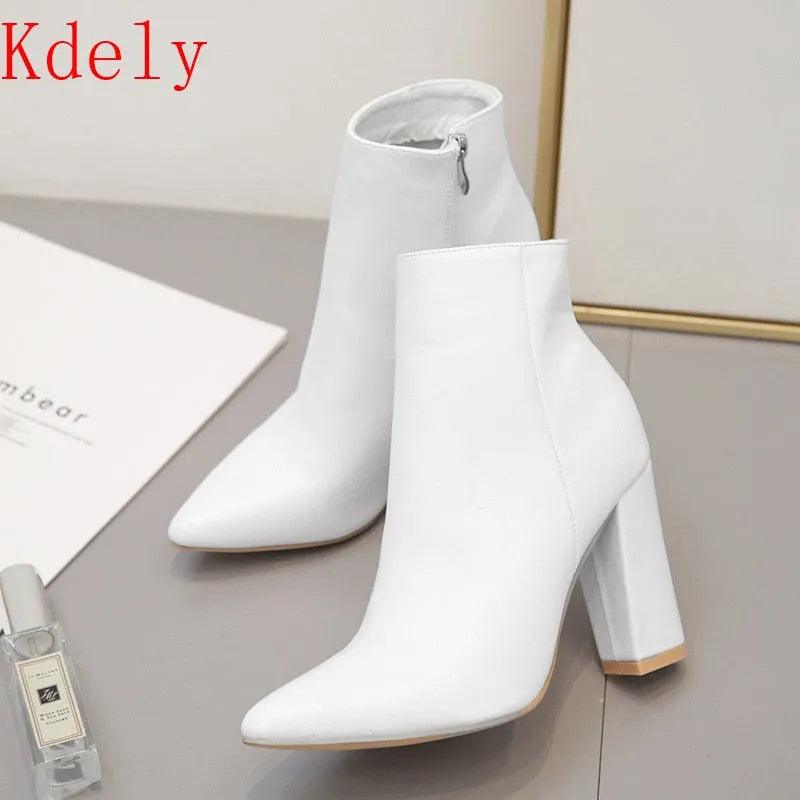 Spring and autumn single boots children 2020 autumn women's shoes high heels women's boots women's autumn and winter shoes - ItemBear.com