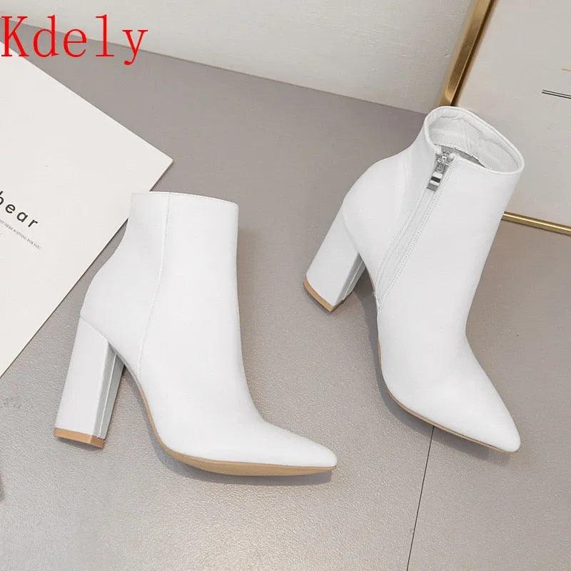 Spring and autumn single boots children 2020 autumn women's shoes high heels women's boots women's autumn and winter shoes - ItemBear.com