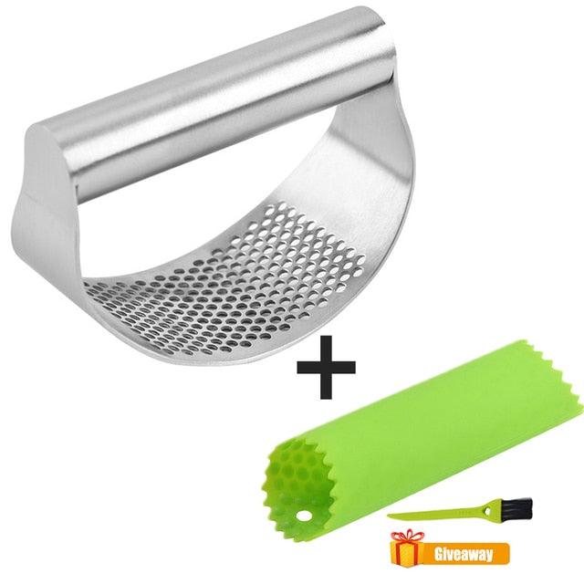 Stainless Steel Garlic Presser - ItemBear.com