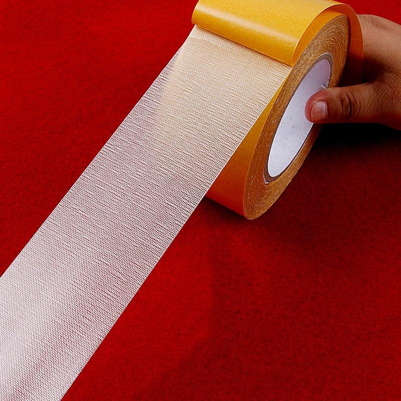 Strong Fixation Of Double Sided Cloth Base Tape Translucent Mesh Waterproof Super Traceless High Viscosity Carpet Adhesive - ItemBear.com