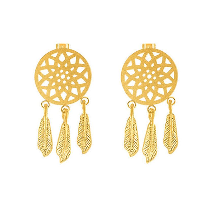 Summer Style Pineapple Earrings Silver Color Small - ItemBear.com