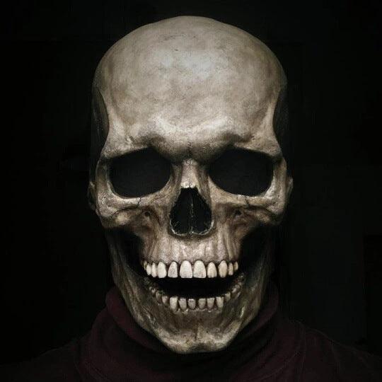 Talking Skull Mask - Moveable Jaw - ItemBear.com