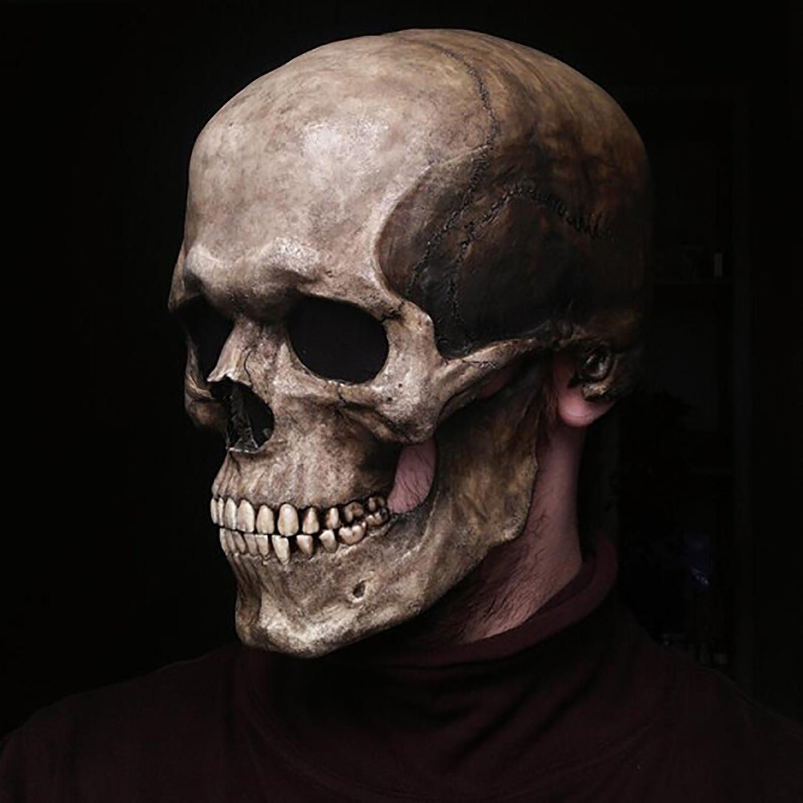 Talking Skull Mask - Moveable Jaw - ItemBear.com