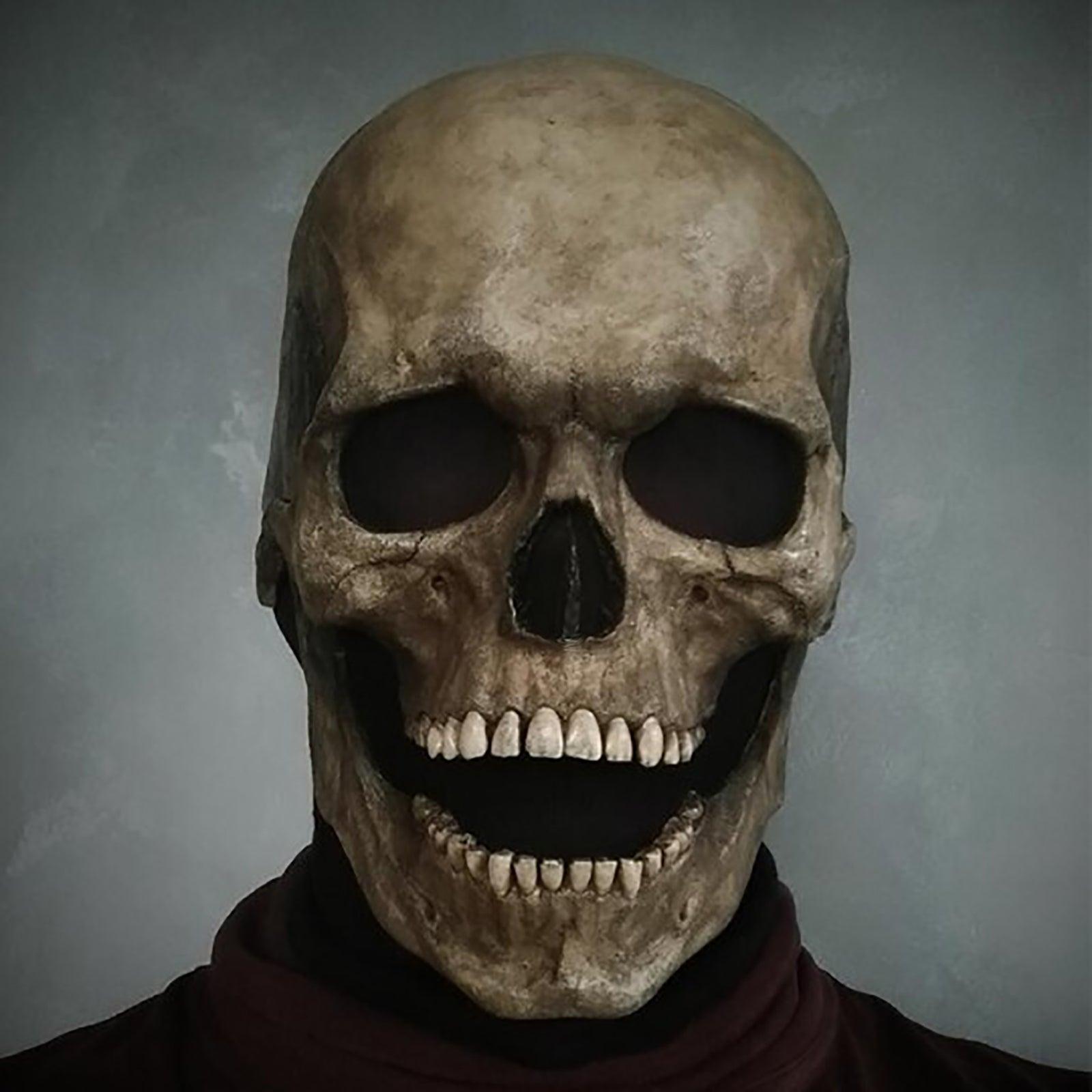 Talking Skull Mask - Moveable Jaw - ItemBear.com