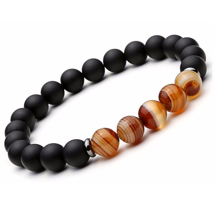 The Protector Hematite Agate Balancing Bracelet Set - ItemBear.com