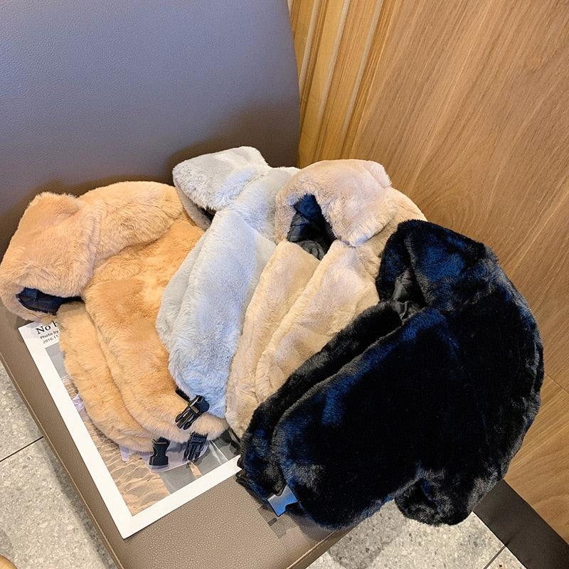 Thickened Warm Earflap Pilot Hat - ItemBear.com