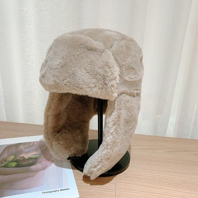 Thickened Warm Earflap Pilot Hat - ItemBear.com