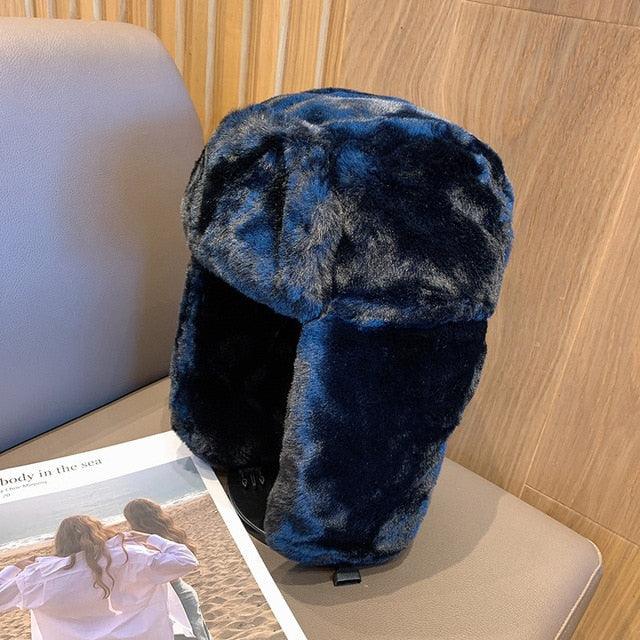 Thickened Warm Earflap Pilot Hat - ItemBear.com