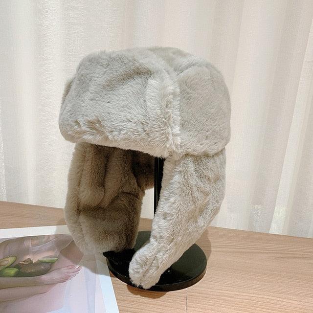 Thickened Warm Earflap Pilot Hat - ItemBear.com